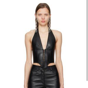 Miaou Black Mara Halterneck / Corset